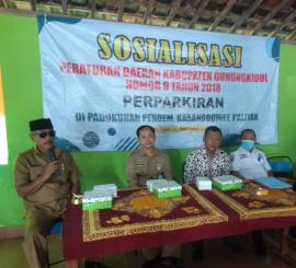 Sosialisasi Perda Kabupaten Gunungkidul Nomor 9 Tahun 2018